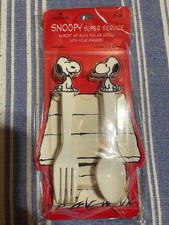 Snoopy fork and spoon set vintage