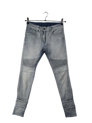 SANDRO Röhrenjeans Damen Jeans Gr. DE 36 blau Casual-Look