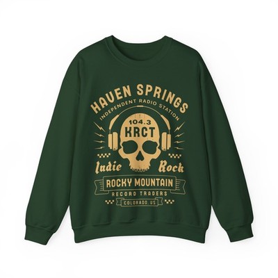 Haven Springs Radio Emblem Crewneck Sweatshirt. Life Is Strange True Colors Game