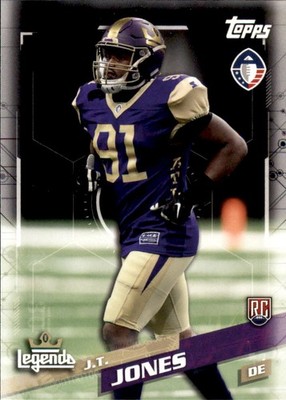 2019 Topps AAF #90 J.T. Jones RC - FB