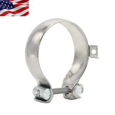 Automotive Exhaust Muffler Pipe Clamp NEW For Cadillac Chevrolet GMC 20779889