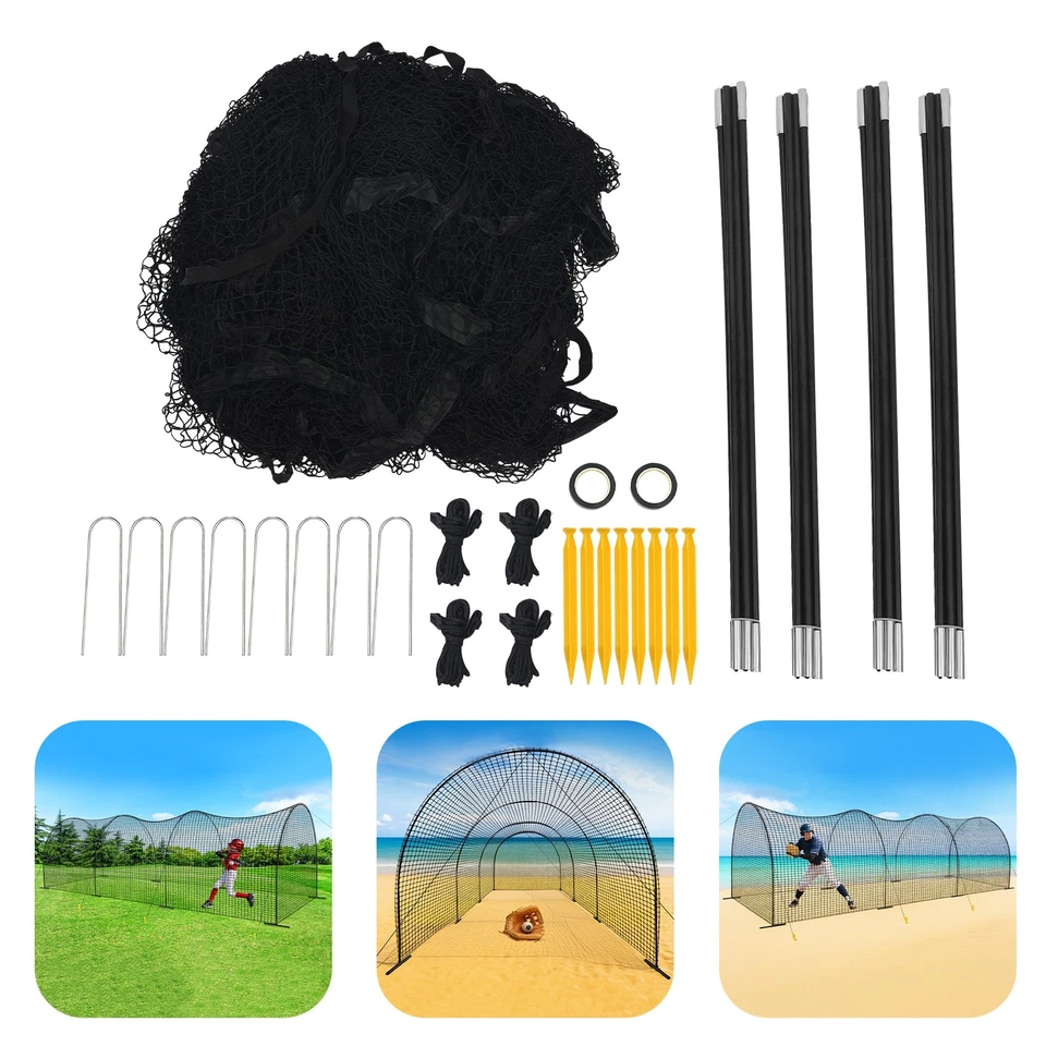 Softball Baseball Training Net Backyard Portable Outdoor Softball Training Net ﻿ - Image 4 of 4