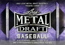 2021 Leaf Metal Draft BB Hobby JUMBO Box 9 AUTO, 1/1 AUTO Slabbed Proof Look4 RC