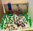 1950's  MARX # 3398 PREHISTORIC TIMES PLAYSET-230,000,000 YEARS-original box-