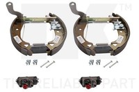 4X Bremsbacken Bremsbackensatz FüR Trommelbremse Hinten 442354801