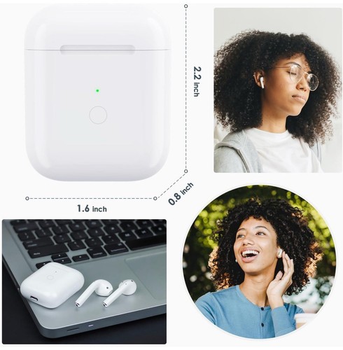 Wireless Charging Case Compatible with AirPod 2 1, Air Pod Charger Case Replacem - Zdjęcie 6 z 6
