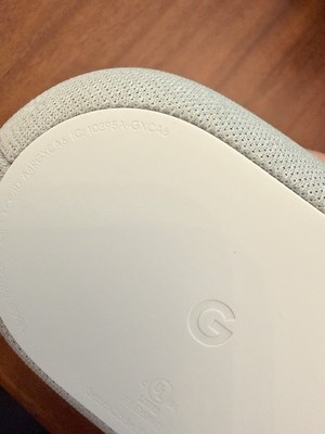 Google Nest Audio GXCA6 Smart Speaker Gray Bluetooth WiFi Smart Home Assistant
