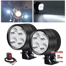 Motorcycle LED Driving Fog Lights, Motorcycle Driving Lights Led, 4led