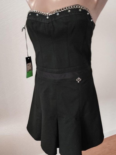 Women Ross & Disera Dress Black Polyester 36