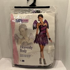 SWEET SENSATIONS Woman's HEAVENLY BODY Fairy Angel COSTUME Size M 8-10 