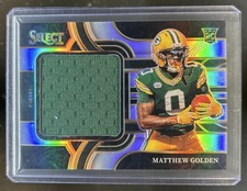 2025 Panini Select Matthew Golden Jumbo Rookie Swatch RC Jersey #/149 Packers