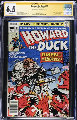 Howard the Duck #13 CGC 6.5 SS Gene Simmons KISS