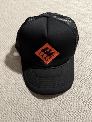 MONKEY SHOULDER TRUCKER SNAPBACK ADJUSTABLE ONE SIZE BLACK HAT