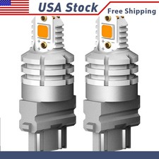 Auxito 3157 3156 3057 4157 Led Reverse Brake Turn Signal Light Bulbs 3000k Amber