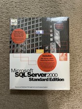Microsoft SQL Server 2000 Standard Edition - Factory Sealed English