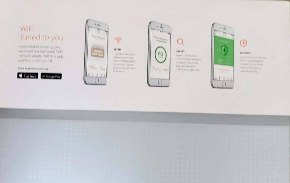 Luma surround Wi-Fi system - Luma Wireless-AC Dual-Band Wi-Fi Router (3-pack) - Image 3 of 4