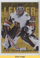 2021-22 Upper Deck Fleer Ultra Gold Speckled Rainbow Foil Robin Lehner READ 0il7