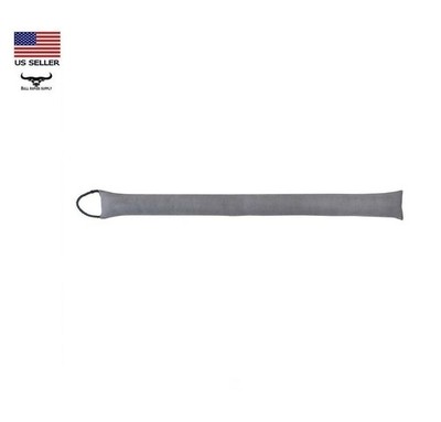 Charcoal Gray Decorative Faux Suede 36'' Door Window Draft Blocker Breeze Stop
