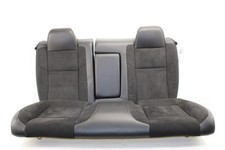 2019-2023 Dodge Challenger Black Suede Leather Rear Seat Set Oem Qm56