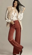 Anthropologie Maeve The Colette Corduroy Full-Length Pants Size 27 Tall NWT