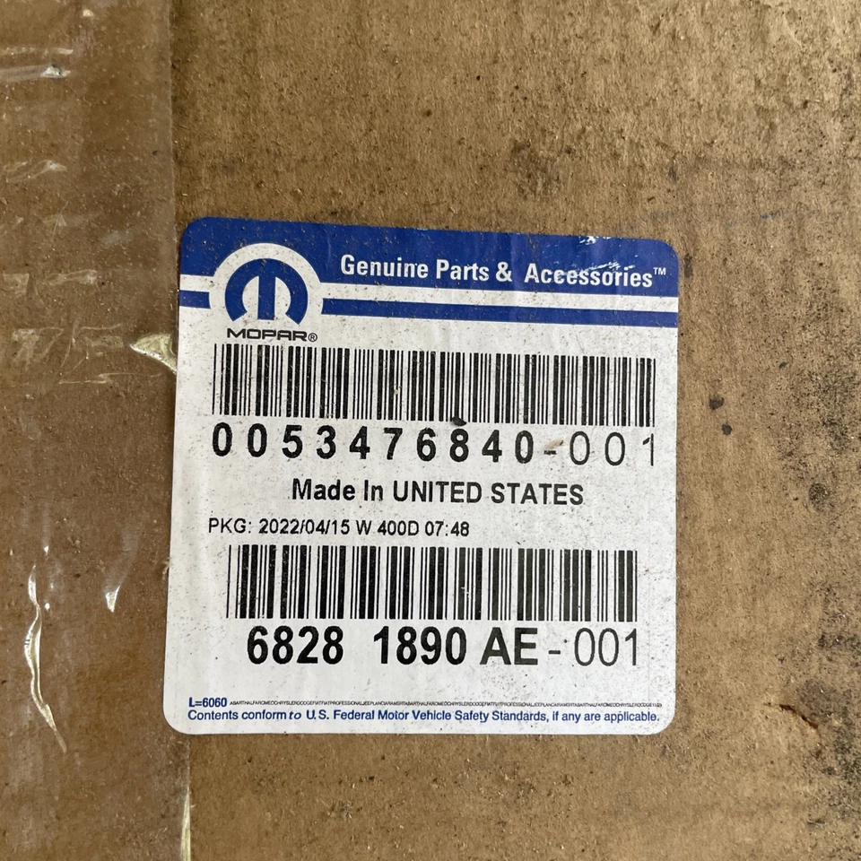 Espejo retrovisor derecho térmico 68281890 AE para Jeep 19-24 nuevo Mopar Foto 4 de 4