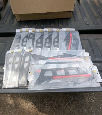 Align T-Rex 650X Parts LOT Main + Lower Frame Bottom Plates RC Helicopter Heli