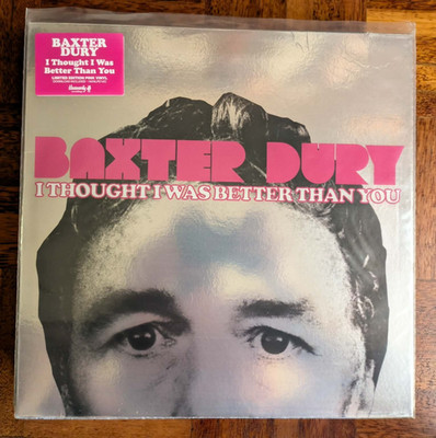 Baxter Dury   I Thought I Was Better Than You  [12'' PINK Vinyl Record LP] NEW