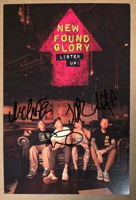 New Found Glory - Listen Up! - New 1 CD With Signed 6'' x 4'' Art Card