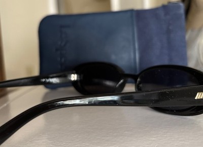 NWOT Le Specs Outta Love Sunglasses , Unisex, 90S Sleek Style Blk mono w CASE NWOT Le Specs Outta Love Sunglasses , Unisex, 90S Sleek  main image 3