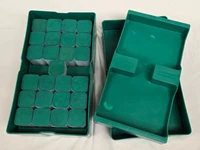 US Mint Silver Eagle Monster Box w/25 Empty Tubes & Trays Green Storage Case