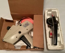 Dymo 1550 Label Maker with Tape and Monarch 1176 Marking Gun with Labels