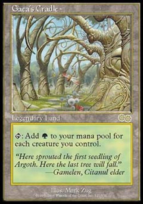 マジック：ザ・ギャザリング Gaea's Cradle #321 Urza's Saga PSA 8 Gaea's Cradle - Medium Play MTG Urza's Saga | eBay