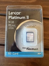 Lexar 1GB Platinum II 1 GB 60x SD Card