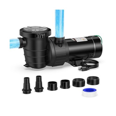 CrestWave 1.5 HP Above Ground Pool Pump, 5706GPH High Flow Self-Priming Pump,...
