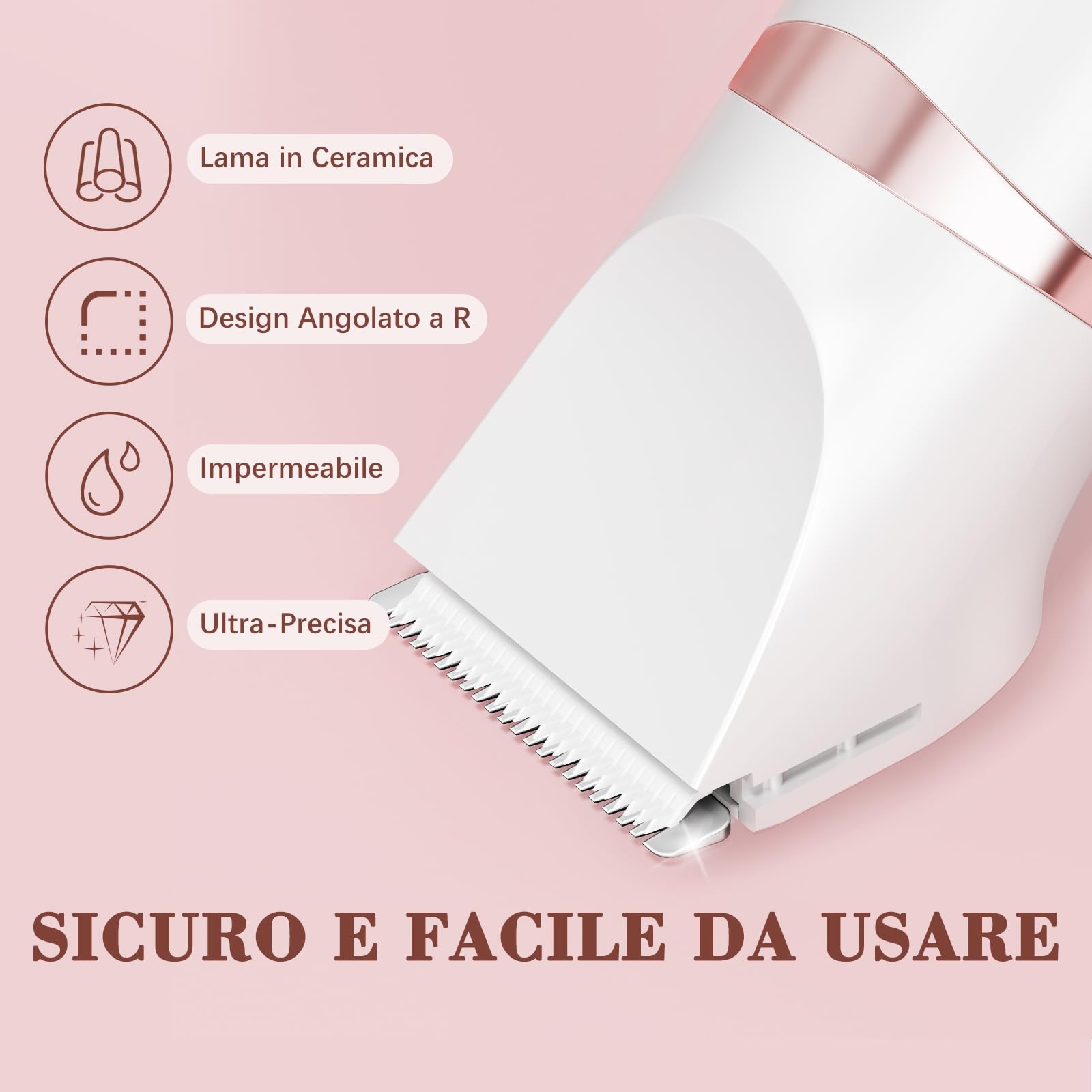 MAXGROOM Rasoio Donna 3 in 1: Pelle di Seta in 5 Minuti (Testato) - 4