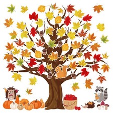 Fall Tree Bulletin Board Decorations For Classroom Home Chalkboard Wall Big Tree