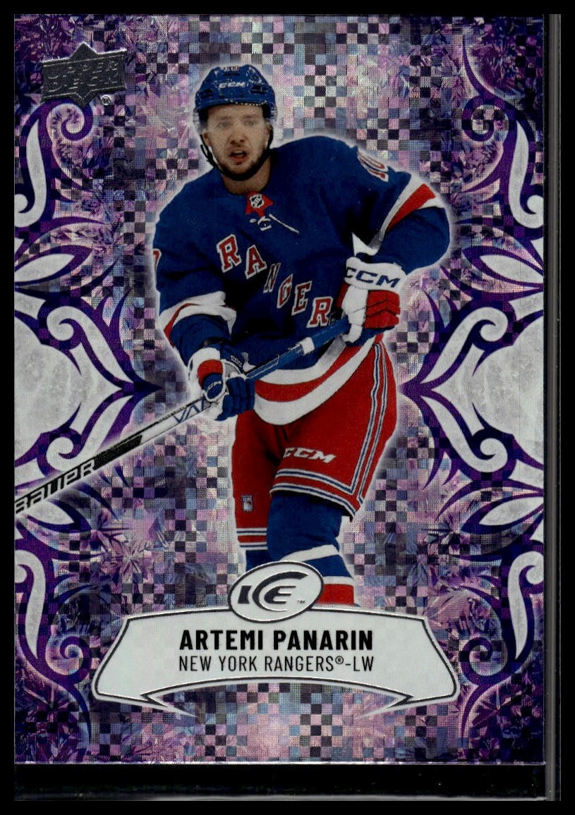 2024-25 Upper Deck Ice #38 Artemi Panarin Purple