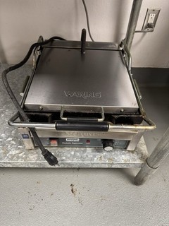 Waring Tostato Supremo WFG275T Cast Iron Smooth Panini Grill Press