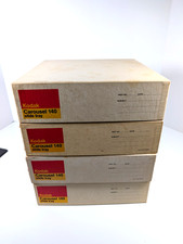 Kodak Carousel 140 Slide Tray Lot of 4 - Made in USA by Eastman Kodak Company