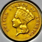 1874 $3 Gold Indian Princess Head   R1837