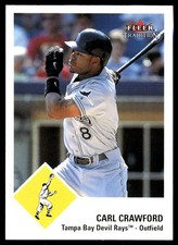 Carl Crawford 2003 Fleer Tradition #107 Devil Rays MLB READ FREE SHIPPING
