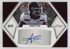2023 SAGE High Series Auto Red Avante Cox #A-AC Auto 4g8