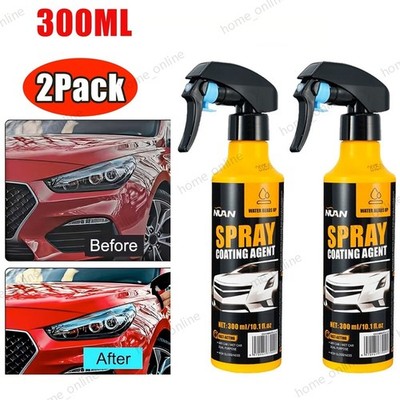 2Pack 300ML Set Nuan Car Coating Spray Coating Protection Quick Car Wax Polish