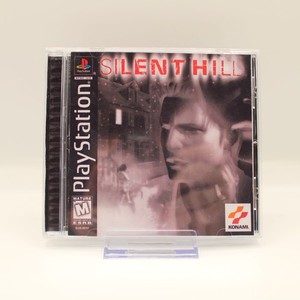 Silent Hill PS1 Replacement Case (Black Label) - NO GAME + NO MANUAL Inlcuded