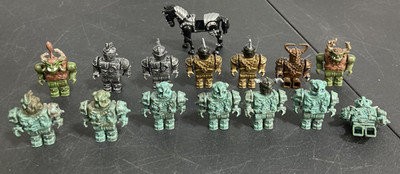 Mega Bloks Dragons Krystal Wars Mini Figures Knights, Orcs, Horse