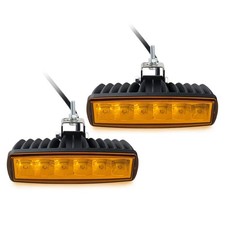 Stdysun Led Yellow Fog Lights Bar 2pcs 6inch 30w Waterproof Auxiliary Stdysun Led Yellow Fog Lights Bar 2pcs 6inch 30w Waterproof Auxiliary