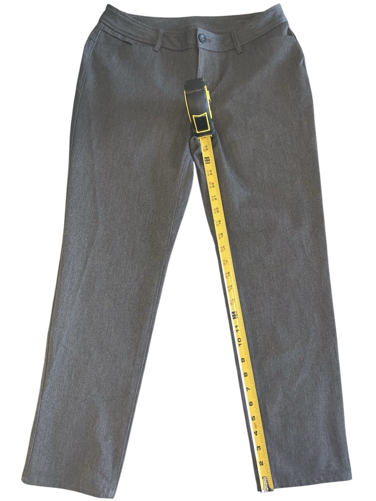 Eddie Bauer Gray Dress Pants Size 6 Petite image 3