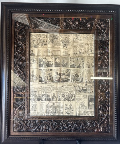 Original 1945 "Wartime Newspaper" Superman, Bat Man & Robin. Comic Strip RARE