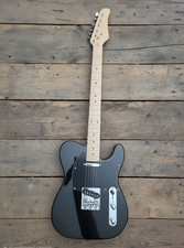 T Style Black, 6-String Solid Body Electric G...