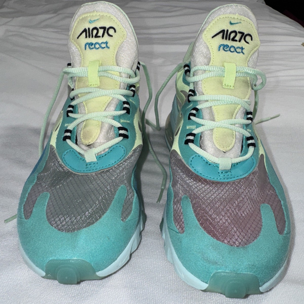 Nike Air Max 270 React Hyper Jade Running Men Shoes 6.5 US  display picture 1